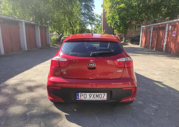 Kia Rio cena 36500 przebieg: 55000, rok produkcji 2015 z Poznań małe 79
